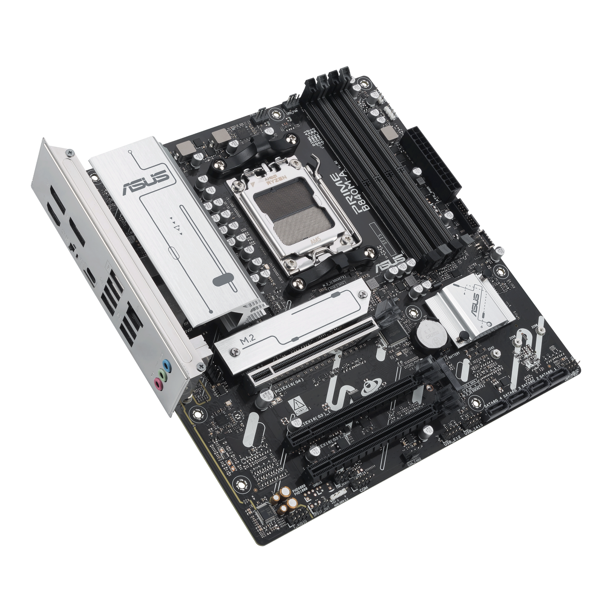 Материнская плата ASUS PRIME B840M-A-CSM AM5 4xDDR5 4xSATA 3xM.2 HDMI 2xDP mATX