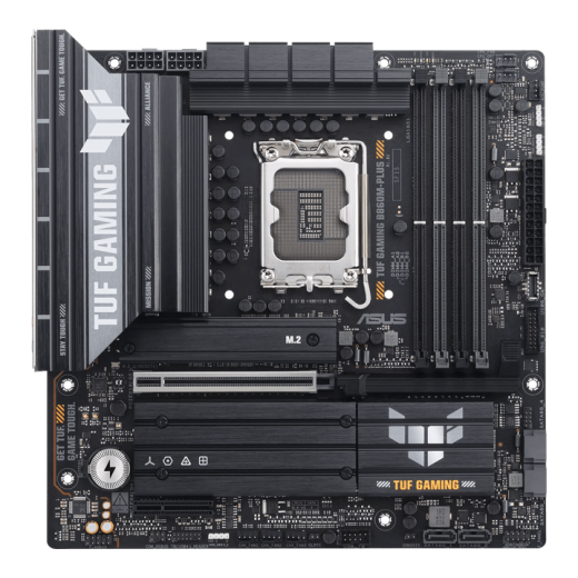 Материнская плата ASUS TUF GAMING B860M-PLUS, LGA1851 B860 4xDDR5 4xSATA 3xM.2 HDMI DP USB-C mATX