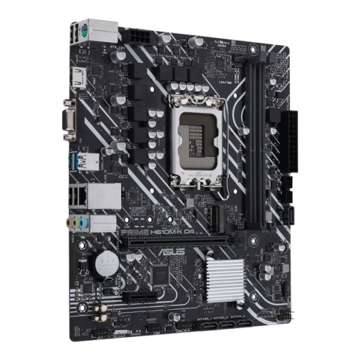 Материнская плата ASUS PRIME  H610M-K D4, LGA1700 2xDDR4 4xSATA3 M.2 1xD-Sub 1xHDMI mATX