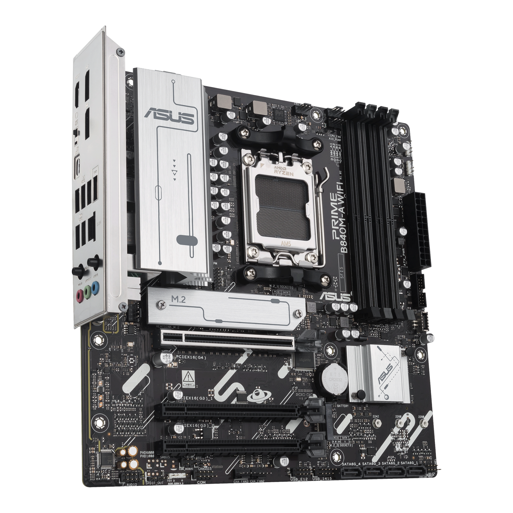Материнская плата ASUS PRIME B840M-A WIFI AM5 4xDDR5 4xSATA 3xM.2 HDMI 2xDP mATX