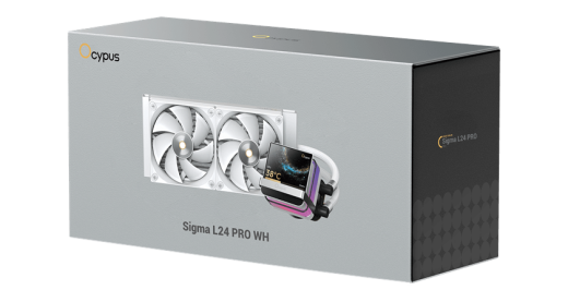 Водяное охлаждение для CPU Ocypus Sigma L24 PRO WH TDP 290W 4-pin Intel/AMD Белый