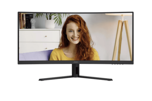 Монитор 34" AOC CU34B3E/01 VA 3440x1440 120Hz 1500R 4ms 300cd/m2 3500:1 1xHDMI 1xDP 1хAudio out