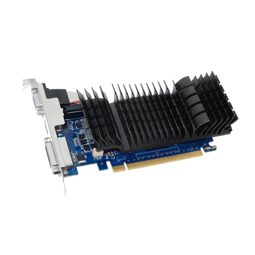 Видеокарта ASUS GeForce  GT730 2Gb 64bit GDDR5 902/1605 DVI HDMI HDCP PCI-E GT730-SL-2GD5-BRK