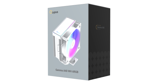 Вентилятор для процессора Ocypus Gamma A40 WH ARGB TDP 200W 1851/1700/1200/115X/AM5/AM4 Белый