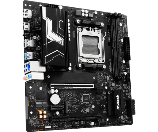 Материнская плата ASRock B850M-X R2.0 AM5 2xDDR5 4xSATA 2xM.2 Type-C HDMI DP mATX