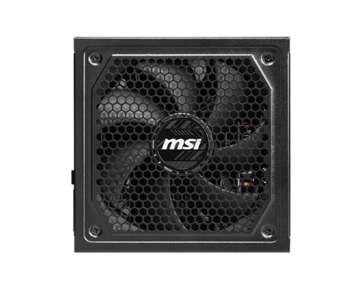 Блок питания MSI 1250W, MAG A1250GL PCIE5, Full Modular, ATX, 80+ GOLD, КПД >90%, Fan 135mm, Черный
