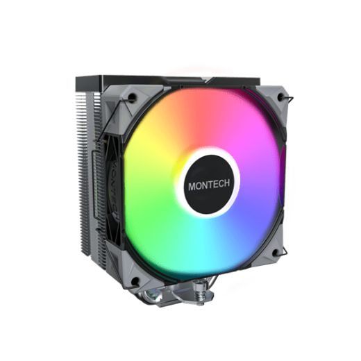 Вентилятор для процессора Montech NX400 ARGB (B) TDP 220W 4-pin 1851/1700/1200/115X/AM5/AM4 Black