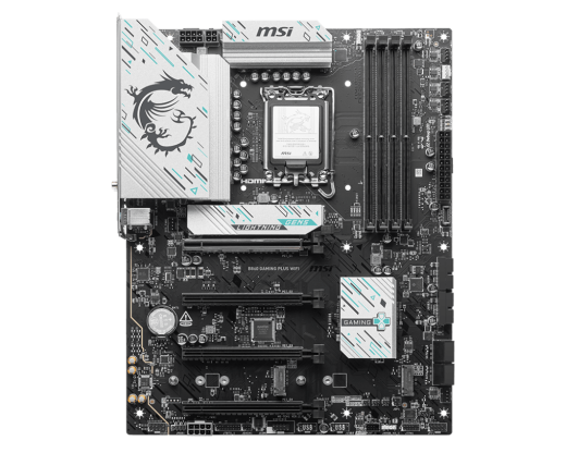 Материнская плата MSI B860 GAMING PLUS WIFI LGA1851 4xDDR5 4xSATA3 RAID 3xM.2 HDMI DP Type-C ATX