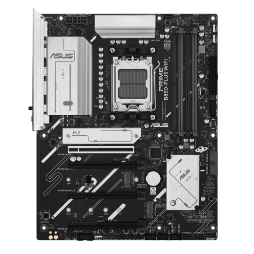 Материнская плата ASUS PRIME B850-PLUS WIFI AM5 4xDDR5 4xSATA 3xM.2 HDMI DP USB-C ATX