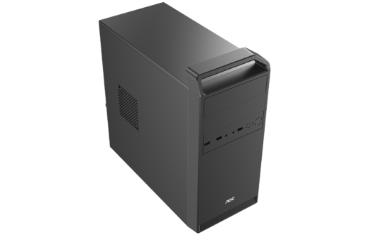 Корпус AOC CB104B M-ATX/ITX 2xUSB2.0 1xUSB3.0 1xAudio 1xMic Kensington Черный AOC-CB104-BEV1B-G