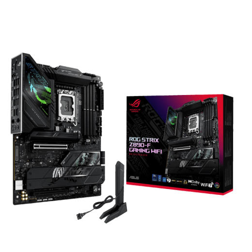 Материнская плата ASUS ROG STRIX Z890-F GAMING WIFI, LGA1851 Z890 4xDDR5 4xSATA3 5xM.2 HDMI DP ATX