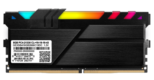 Оперативная память 16GB GEIL DDR4 3200MHz UDIMM PC4-25600 EVO X II Black RGB GEXSB416GB3200C16BSC