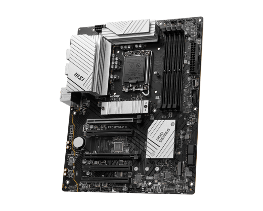 Материнская плата MSI PRO B760-P II LGA1700 4xDDR5 4xSATA3 RAID 2xM.2 HDMI DP ATX
