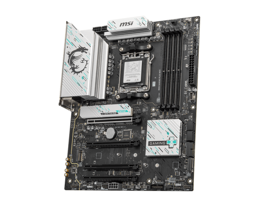 Материнская плата MSI B850 GAMING PLUS WIFI AM5 4xDDR5 4xSATA3 RAID 3xM.2 DP 2xType-C ATX