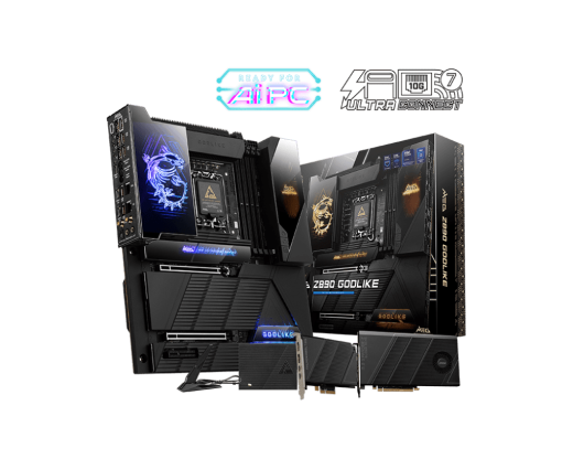 Материнская плата MSI MEG Z890 GODLIKE LGA1851 4xDDR5 4xSATA 8xM.2 USB-A 6xType-C E-ATX