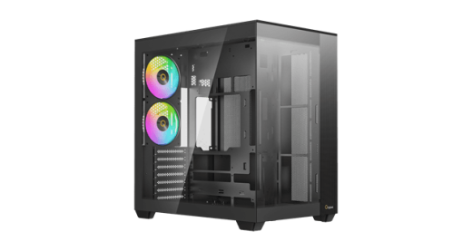 Корпус Ocypus Delta C74 BK ARGB ATX/MATX/ITX, USB3.0x2, Type C, Черный, Delta-C74-BKD200XX-GL