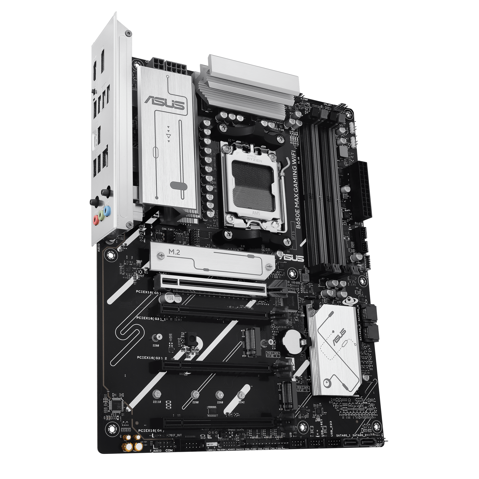 Материнская плата ASUS B650E MAX GAMING WIFI AM5 4xDDR5 4xSATA3 RAID 3xM.2 DP HDMI USB-C ATX