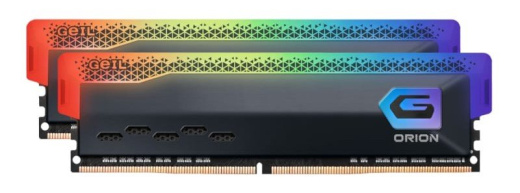 Оперативная память 16GB Kit (8GBx2) GEIL DDR4 3200MHz UDIMM ORION RGB CL22 GOSG416GB3200C22DC Grey