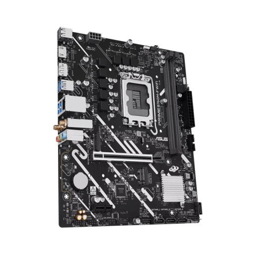Материнская плата ASUS PRIME B760M-F WIFI, LGA1700 B760 2xDDR5 4xSATA3 2xM.2 RAID 1xHDMI 1xDP mATX