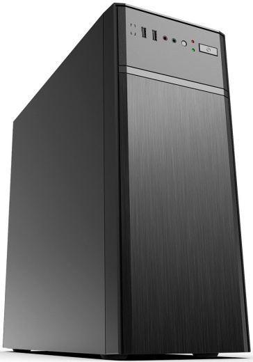 Корпус NOMAD NMD-C6016 mATX 1x3.5" 2x2.5" USB3.0х2 USB2.0х1 Черный, Без БП