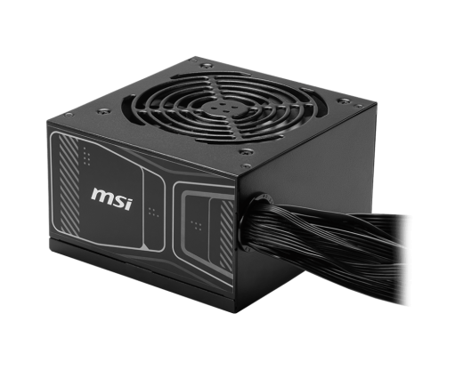 Блок питания MSI  750W, MAG A750GN PCIE5, Non Modular, ATX, 80+ GOLD, КПД >90%, Fan 120mm, Черный