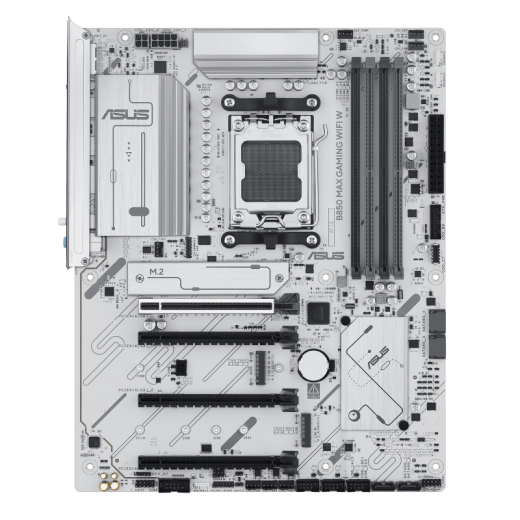 Материнская плата ASUS B850 MAX GAMING WIFI W AM5 4xDDR5 4xSATA3 RAID 3xM.2 HDMI DP USB-C ATX