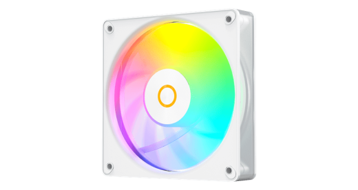 Вентилятор для корпуса Ocypus Gamma F12 Elite WH ARGB 1x(120x120x25mm) 600-1800RPM 56CFM Белый