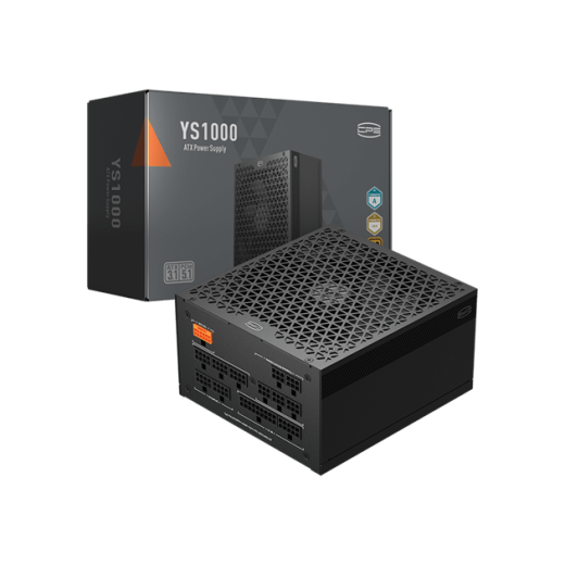 Блок питания PCCooler 1000W, YS1000, Full Modular, 80+ GOLD, ≥90%, Fan 135mm, Черный, P5-YS1000-G1F