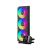 Водяное охлаждение для CPU PCCooler DC360 Pro ARGB Display BK 280W 1200/1700/1851/AM4/AM5 Черный