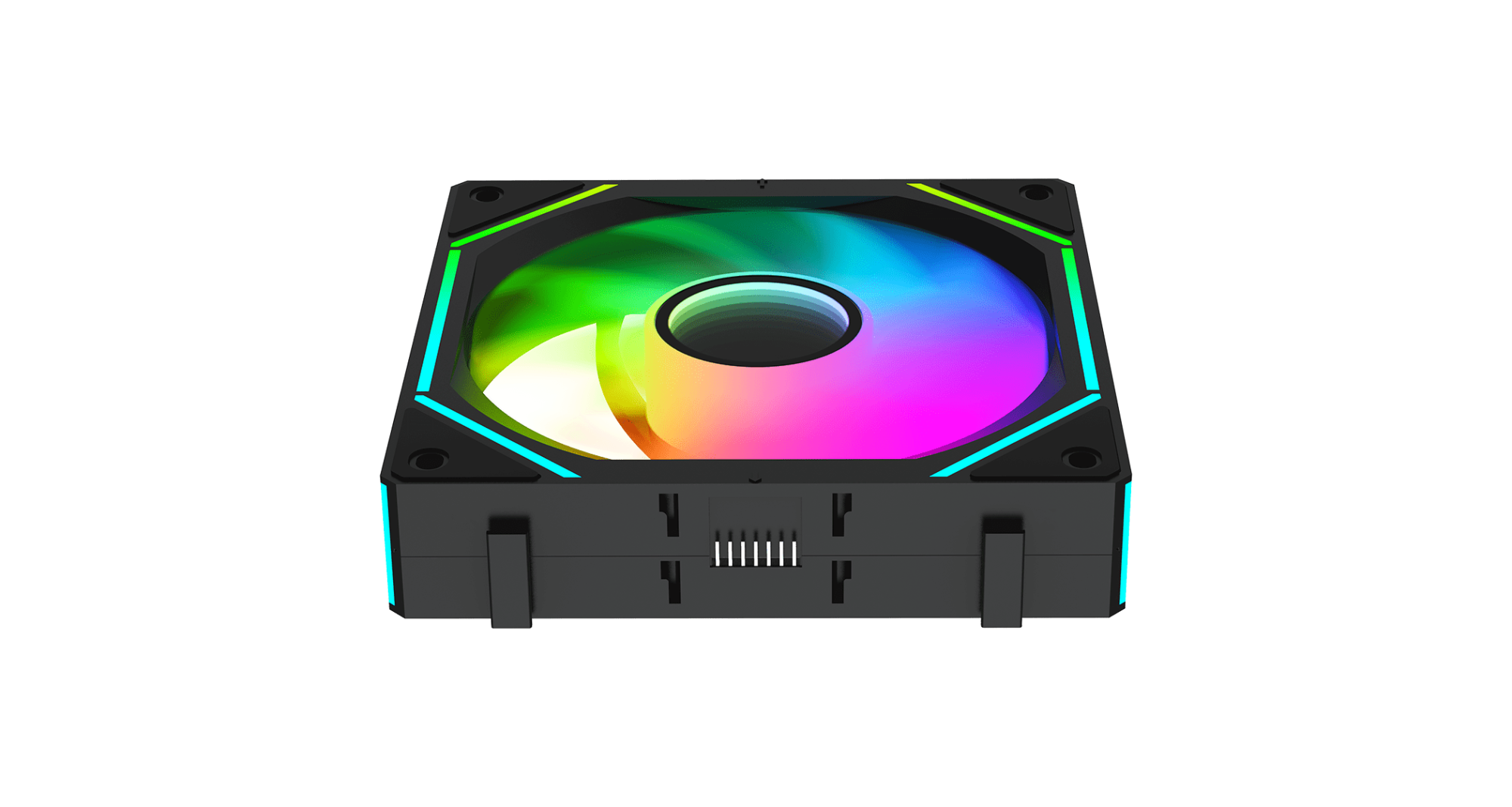 Вентилятор для корпуса Ocypus Gamma F12 UNI BK ARGB REVERSE BLADE 3-IN-1 800-1800RPM Черный