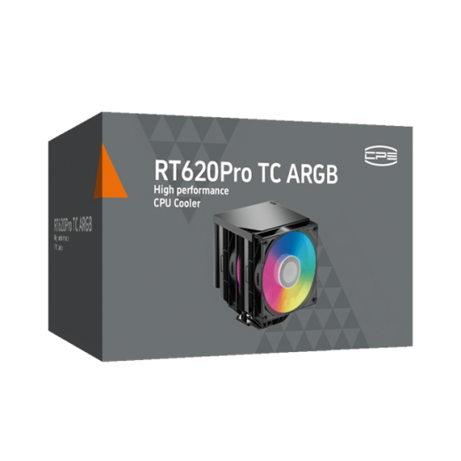 Вентилятор для процессора PCCooler RT620Pro TC ARGB BK TDP 265W 4pin 1851/1700/1200/115x/AM5/AM4 Чер