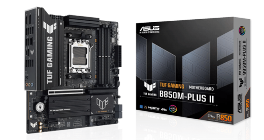 Материнская плата ASUS TUF GAMING B850M-PLUS II, AM5 B850 4xDDR5 4xSATA 3xM.2 1xHDMI 1xDP mATX