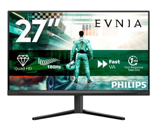 Монитор 27" PHILIPS 27M2N3500NL/01/00 VA 2560x1440 180Hz 0,5мс 300кд/м 5000:1 2xHDMI DP Черный