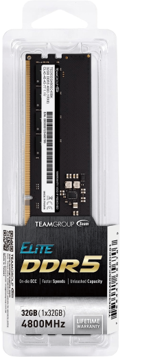 Оперативная память 32GB 4800MHz DDR5 Team Group ELITE PC5-38400 CL-40 TED532G4800C4001