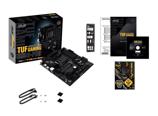 Материнская плата ASUS TUF GAMING B550-PRO AM4 4xDDR4 6xSATA3 2xM.2 RAID HDMI DP ATX
