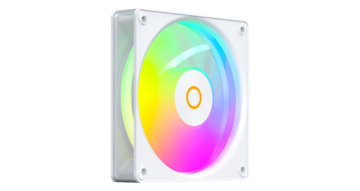 Вентилятор для корпуса Ocypus Gamma F12 Elite WH ARGB REVERSE BLADE 1x(120x120x25mm) Белый