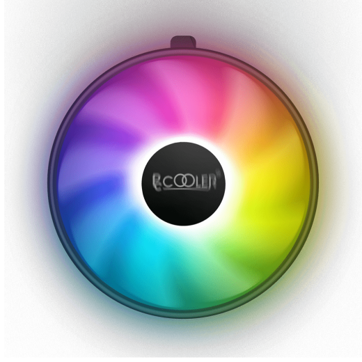 Вентилятор для процессора PCCooler E126M PRO RGB TDP 100W 1700/1200/115x/АМ5/AM4/AM3/AM3+/AM2 Черный