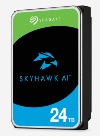 Жесткий диск для видеонаблюдения 24Tb Seagate SkyHawk AI 256Mb 7200rpm SATA3 3.5" ST24000VE002