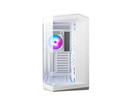 Компьютерный корпус MSI MAG PANO 100R PZ WHITE  Back-connect: ATX  2x3.5"/2.5", 1xUSB-C White