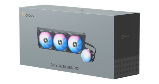 Водяное охлаждение для CPU Ocypus Delta L36 BK ARGB V2 3x120mm Черный Delta-L36-BK3AAWNN02X-GL