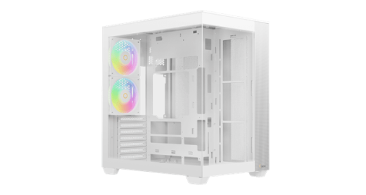 Корпус Ocypus Delta C74 WH ARGB ATX/MATX/ITX, USB3.0x2, Type C, Белый, Delta-C74-WHD200XX-GL