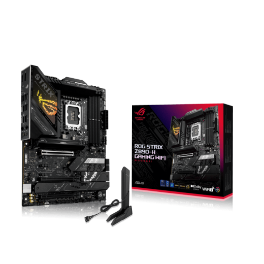 Материнская плата ASUS ROG STRIX Z890-H GAMING WIFI, LGA1851 Z890 4xDDR5 4xSATA3 4xM.2 HDMI DP ATX