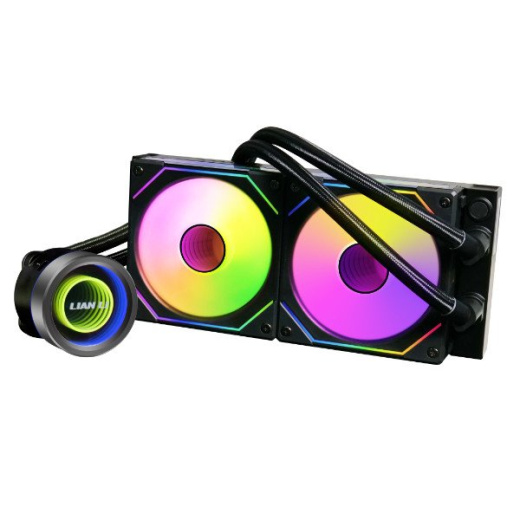 Водяное охлаждение для CPU Lian Li GA II Trinity SL-INF 240, 2x120mm Black G89.GA2T24INB.00