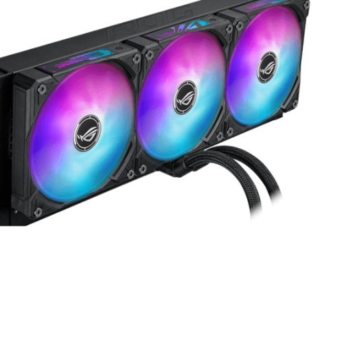 Водяное охлаждение CPU Asus ROG RYUO IV SLC 360 ARGB, 3x120mm, AMOLED-display, Black