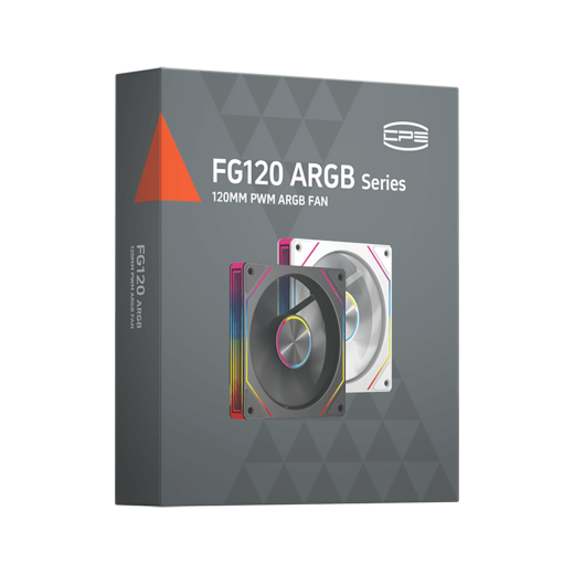 Вентилятор для корпуса PCCooler FG120 ARGB WH 1x(120x120x25mm) 800-1800 RPM 54CFM White