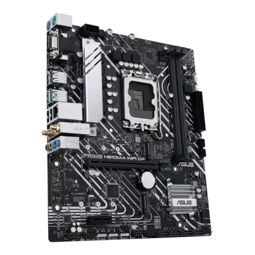 Материнская плата ASUS PRIME  H610M-A WIFI D4, LGA1700 2xDDR4 4xSATA3 2xM.2 1xD-Sub 1xHDMI 1xDP mATX