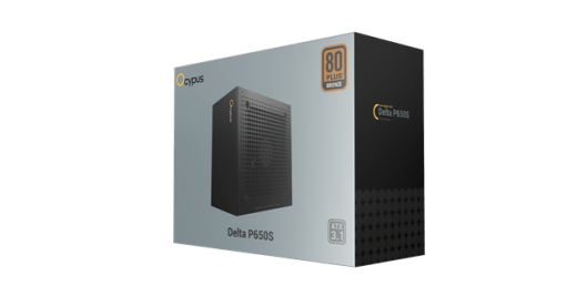 Блок питания Ocypus Delta P650S 650W Non modular, 80+Bronze, КПД 87% Черный,Delta-P650S-BDFBK025X-EU