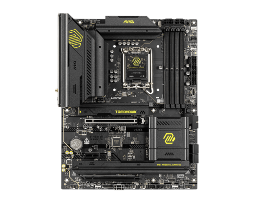 Материнская плата MSI MAG B860 TOMAHAWK WIFI LGA1851 4xDDR5 4xSATA3 RAID 3xM.2 HDMI DP 2xType-C ATX