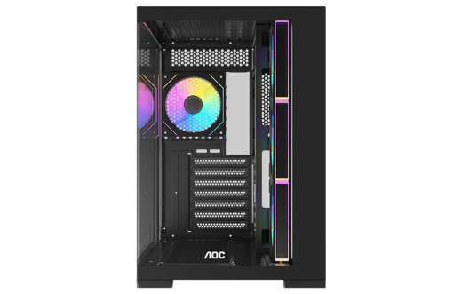 Корпус AOC CG395B 4F ATX/M-ATX/ITX 2xUSB3.0 1xType-C 1xAudio/Mic Черный AOC-CG395-BF4V2R0T2-G