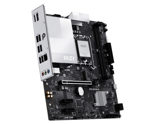 Материнская плата MSI PRO H810M-B LGA1851 2xDDR5 4xSATA3 RAID M.2 HDMI VGA DP mATX